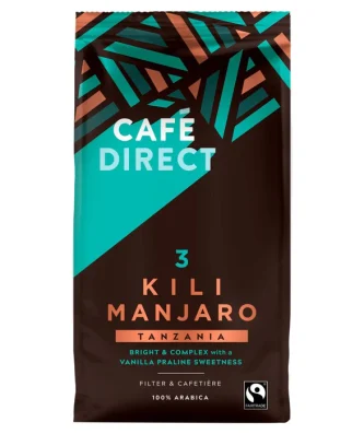 Cafedirect Fairtrade Kilimanjaro Tanzania Ground Coffee 227g