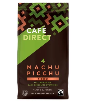 Cafedirect Fairtrade Organic Machu Picchu Peru Ground Coffee 227g
