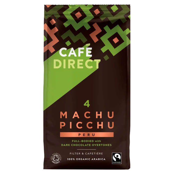 Cafedirect Fairtrade Organic Machu Picchu Peru Ground Coffee 227g