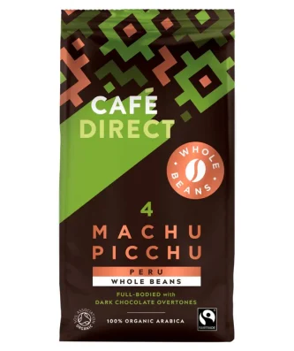 Cafedirect Fairtrade Organic Machu Picchu Peru Coffee Beans 227g