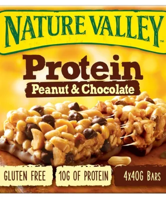 Nature Valley Protein Peanut & Chocolate Cereal Bars 4 x 40g