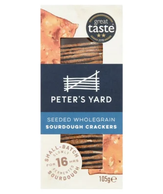 Peter's Yard Seeded Wholegrain Sourdough Crackers 105g