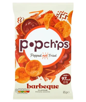 Popchips Barbeque Popped Potato Crisps 85g