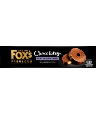 Fox's Biscuits Chocolatey Milk Chocolate Rounds 130g