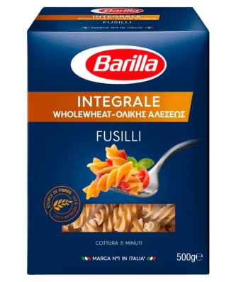 Barilla Whole Wheat Pasta Fusilli Wholegrain Pasta 500g
