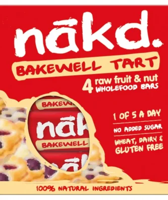 Nakd Bakewell Tart Fruit & Nut Bars 4 x 35g