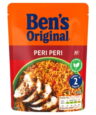 Bens Original Peri Peri Microwave Rice 250g