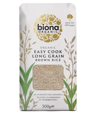 Biona Organic Easy Cook Brown Rice 500g
