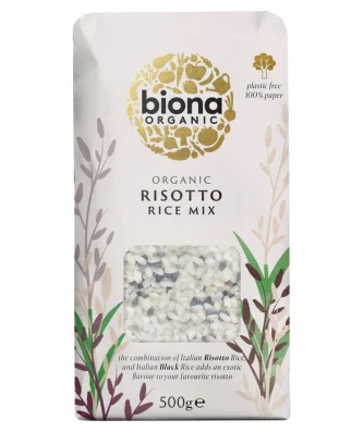 Biona Organic Risotto Rice Mix Black Venus & White 500g