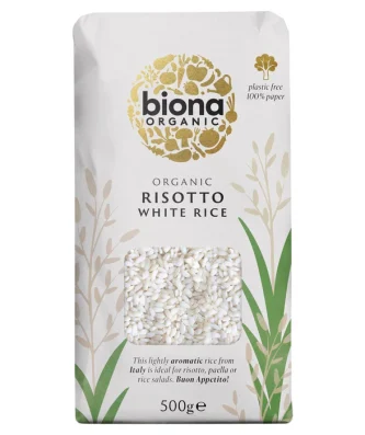 Biona Organic Risotto Rice White 500g