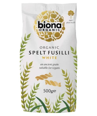 Biona Organic Spelt Fusilli White 500g