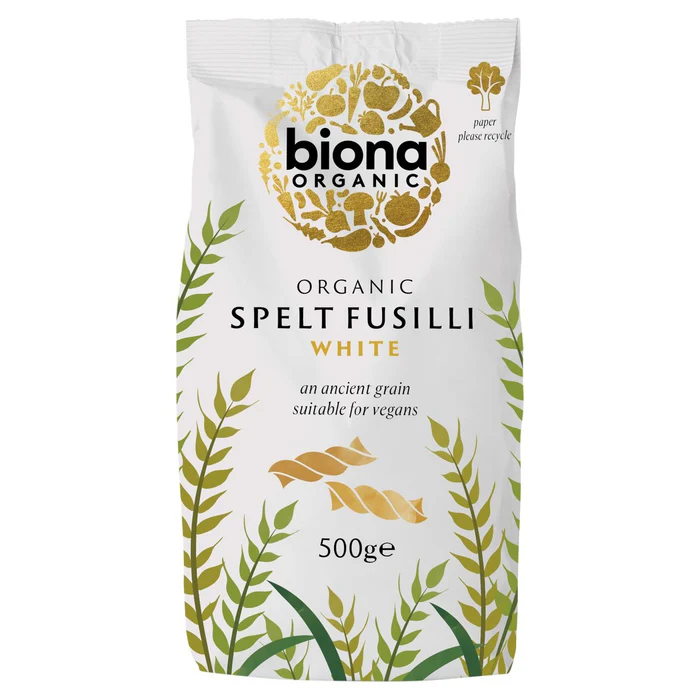 Biona Organic Spelt Fusilli White 500g