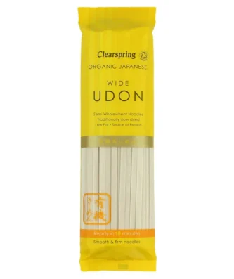 Clearspring Organic Japanese Wide Udon Noodles 200g