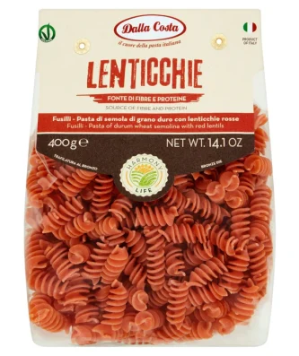 Dalla Costa Harmony Life Pasta Fusilli with Red Lentils 400g