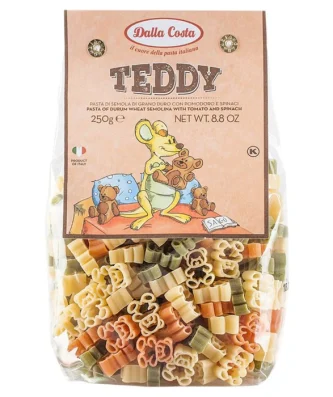 Dalla Costa Tri Colour Teddy Pasta 250g