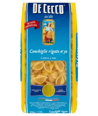 De Cecco Conchiglie Rigate 500g