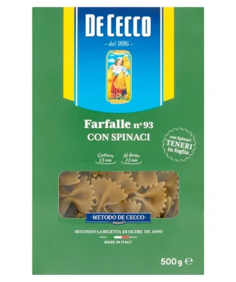 De Cecco Spinach Farfalle 500g