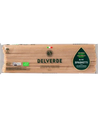 Delverde Whole Wheat Organic Spaghetti 500g