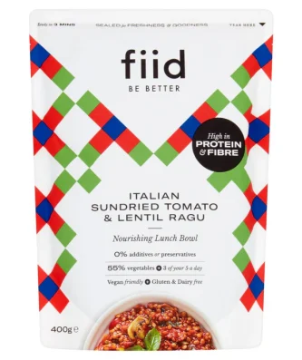 Fiid Italian Sundried Tomato Lentil Ragu 400g