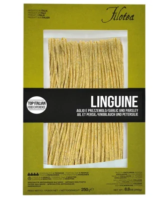 Filotea Garlic & Parsley Linguine Egg Pasta 250g