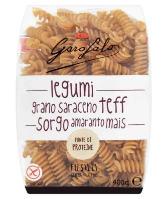 Garofalo Gluten Free Fusilli Pasta with Legumes & Cereals 400g
