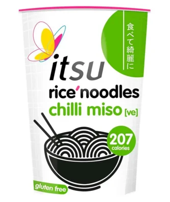 Itsu Chilli Miso Rice Noodles Cup 64g