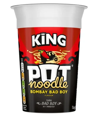 King Pot Noodle Bombay Bad Boy 114g