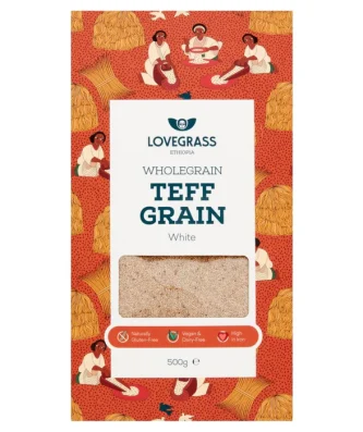 Lovegrass White Teff Grain 500g