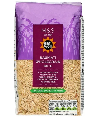 M&S Basmati Wholegrain Rice 500g