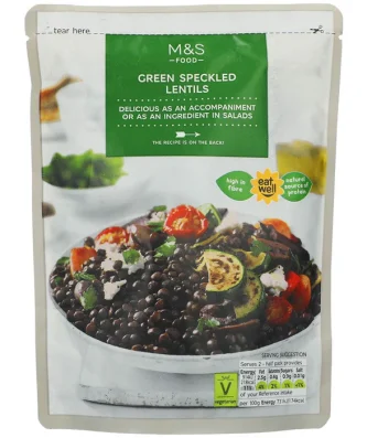 M&S Green Speckled Lentils 250g