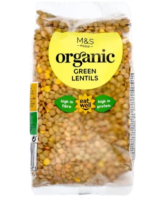 M&S Organic Green Lentils 500g