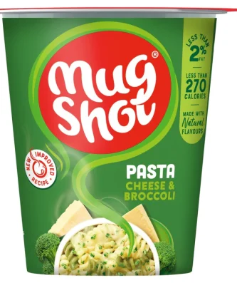 Mug Shot On The Go Cheese & Broccoli 68g