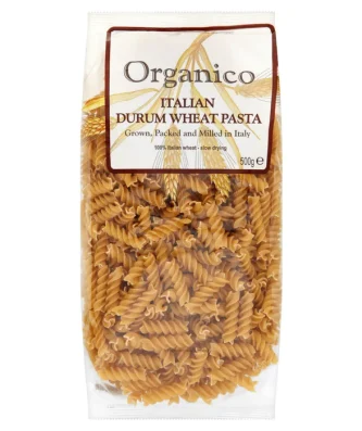 Organico Organic Wholewheat Fusilli 500g