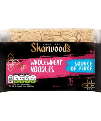 Sharwoods Wholewheat Noodles 340g