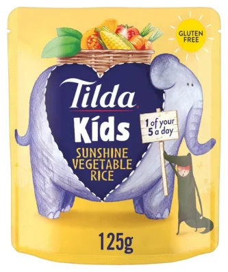 Tilda Kids Sunshine Vegetable Rice 125g