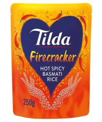 Tilda Microwave Hot Firecracker Basmati Rice 250g