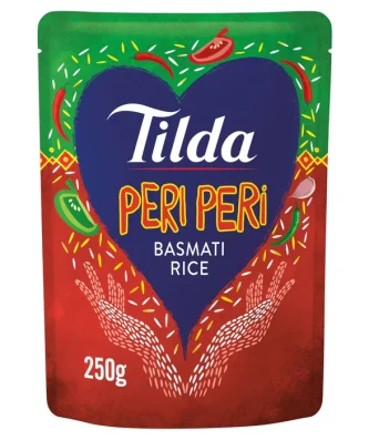 Tilda Microwave Peri Peri Basmati Rice 250g