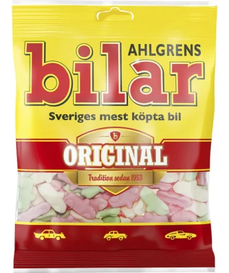 Ahlgrens Bilar Soft Chewy Marshmallow Cars 125g