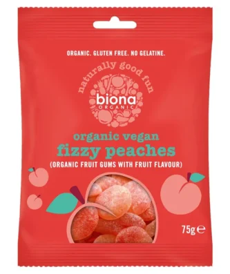 Biona Organic Fizzy Peaches 75g