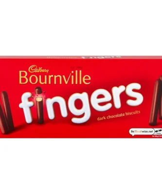 Cadbury Bournville Fingers Dark Chocolate Biscuits 114g