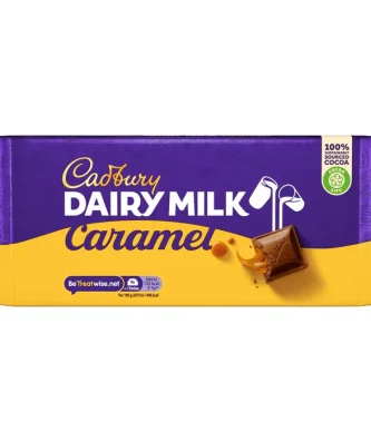 Cadbury Dairy Milk Caramel Chocolate Bar 180g