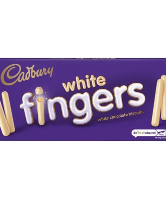 Cadbury Fingers White Chocolate Biscuits 114g