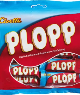 Cloetta Plopp 13 Milk Chocolate Bites with Soft Toffee Filling 158g