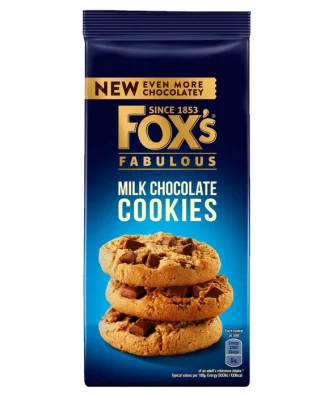 Fox's Biscuits Milk Chocolate Cookies 180g