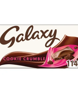 Galaxy Cookie Crumble Chocolate Bar 114g