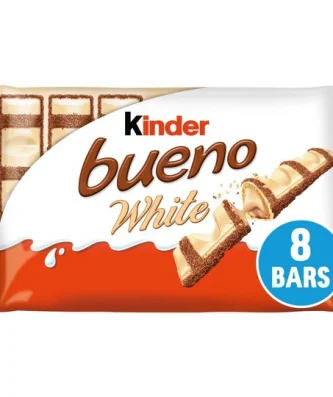 Kinder Bueno Twin Bars White Chocolate 4 per pack