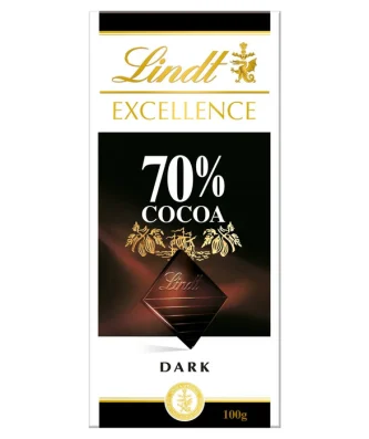 Lindt Excellence 70% Cocoa Dark Chocolate 100g