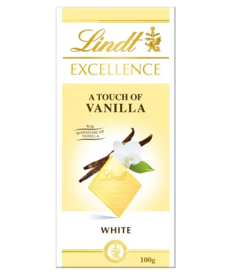Lindt Excellence Natural Vanilla White Chocolate 100g