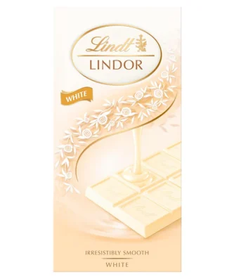 Lindt Lindor White Bar 100g