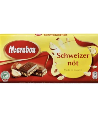 Marabou Schweizernöt Milk Chocolate with Hazelnuts 200g